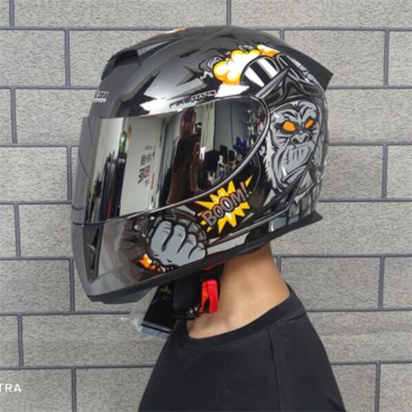 JIEKAI helmet men's motorcycle open face helmet double lens summer outdoor anti-fog and waterproof, Same photo
JIEKAI helmet men's motorcycle open face helmet double lens summer outdoor anti-fog and waterproof, Same photo