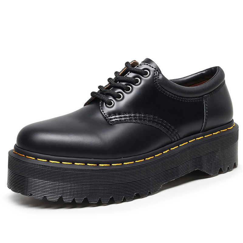 Ladies High quality Dress Shoe Genuine Leather Cowhide Thick-soled Fashion Martin Low top Casual Student Women's Shoes
Ladies High quality Dress Shoe Genuine Leather Cowhide Thick-soled Fashion Martin Low top Casual Student Women's Shoes