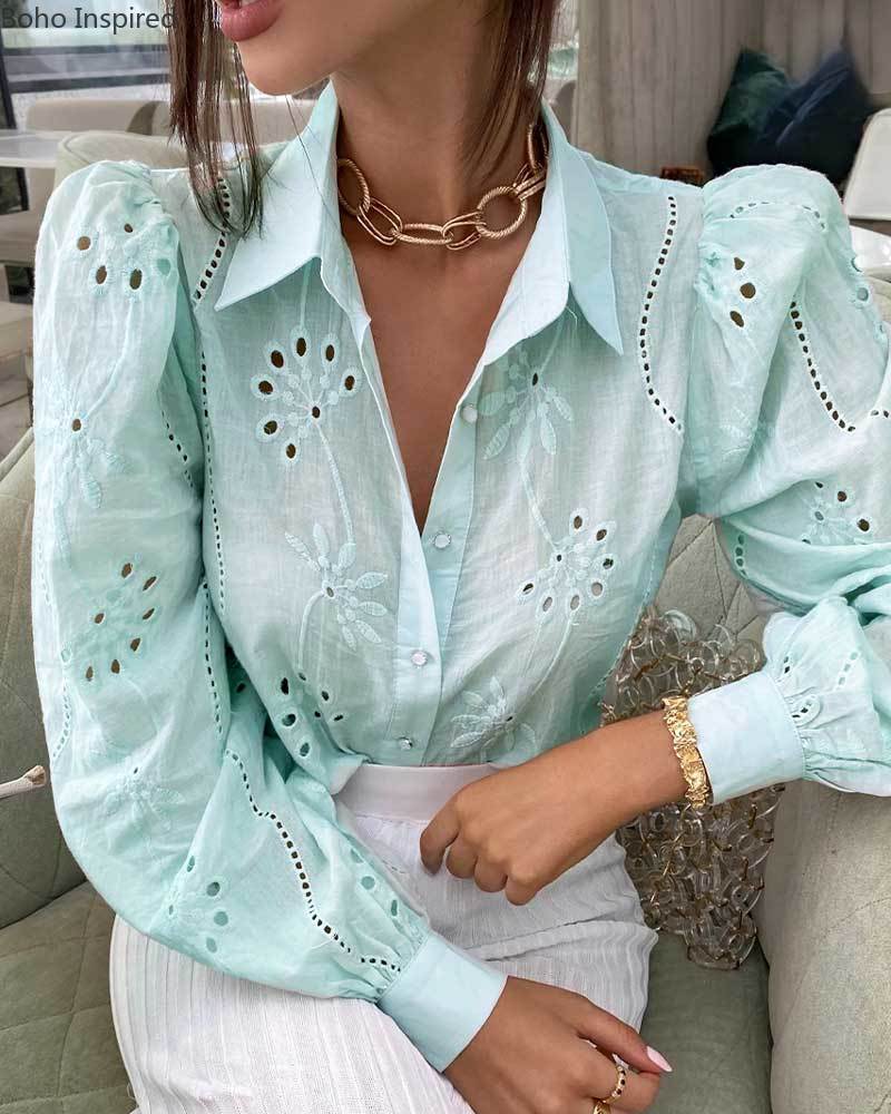BOHO INSPIRED Shirts Blouses Women Fashion Casual Tops Female Turn-Down Collar Long Sleeve Blouse Ol Style Shirt Simple Top, White
BOHO INSPIRED Shirts Blouses Women Fashion Casual Tops Female Turn-Down Collar Long Sleeve Blouse Ol Style Shirt Simple Top, White