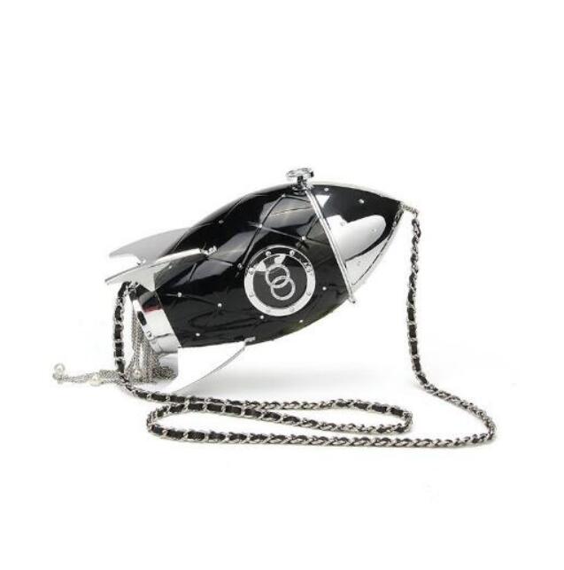Best Designer evening bag luxuriant Space Rocket handbag Women clutch wallet Fashion Rhinestone Acrylic tassels Purse, Black
Best Designer evening bag luxuriant Space Rocket handbag Women clutch wallet Fashion Rhinestone Acrylic tassels Purse, Black