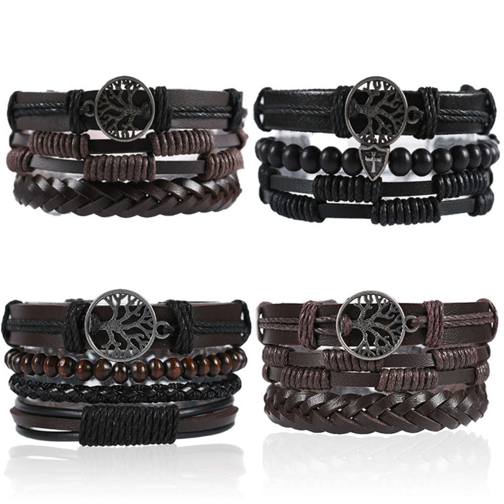 Hand catenary Top selling multi-layer suit hand woven leather bracelet and plain tree cowhide simple men's Bracelet, Golden;silver
Hand catenary Top selling multi-layer suit hand woven leather bracelet and plain tree cowhide simple men's Bracelet, Golden;silver