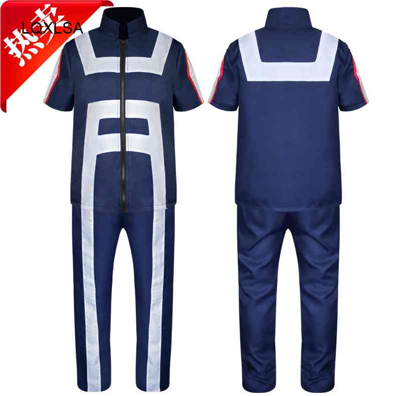 dress Midoriya my hero gym your high school uniform cosplay halloween tracksuit, Gym suit navy.
dress Midoriya my hero gym your high school uniform cosplay halloween tracksuit, Gym suit navy.