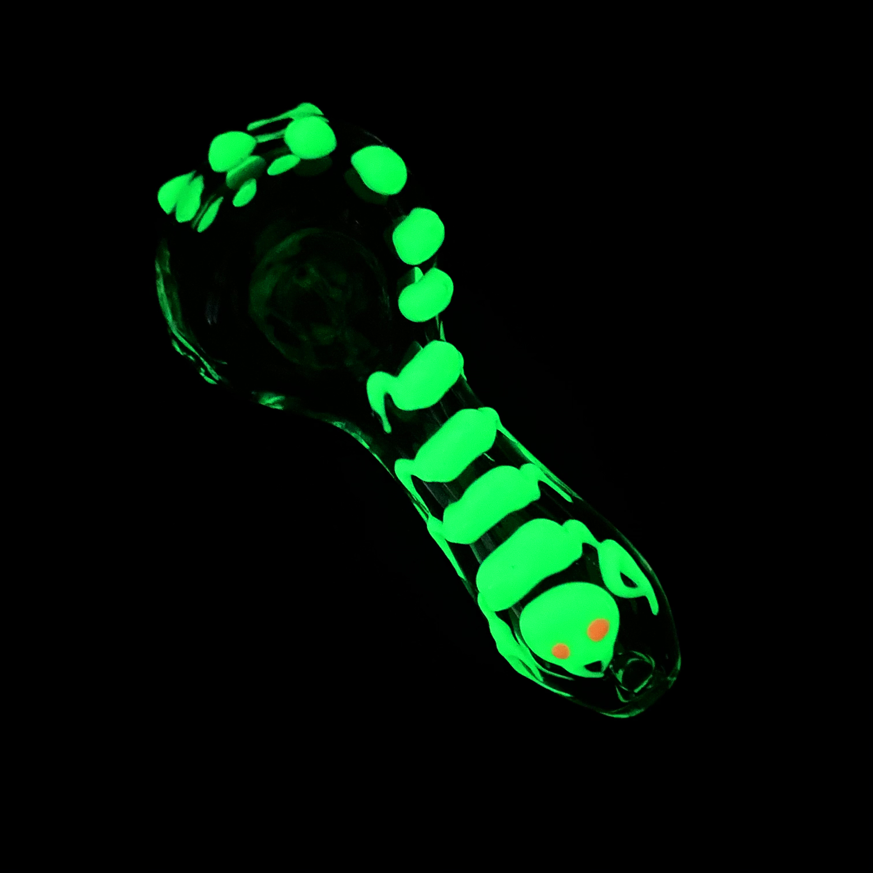 4 inch Glow in the dark Glass Hand Pipe Smoking Spoon Pipes Pyrex Oil Burner Hand-blown Scorpion Tobacco Bowl
4 inch Glow in the dark Glass Hand Pipe Smoking Spoon Pipes Pyrex Oil Burner Hand-blown Scorpion Tobacco Bowl