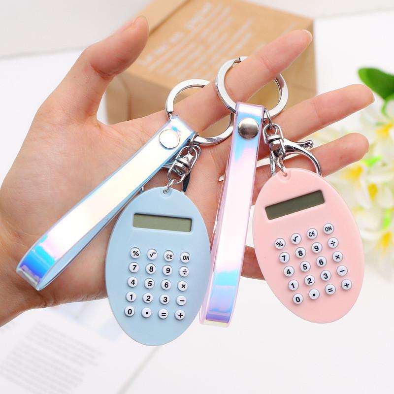 Keychains Mini Calculator Keychain Portable Pocket Candy Color ABS Keyring Electronic With Acrylic Buckle Key Chain
Keychains Mini Calculator Keychain Portable Pocket Candy Color ABS Keyring Electronic With Acrylic Buckle Key Chain