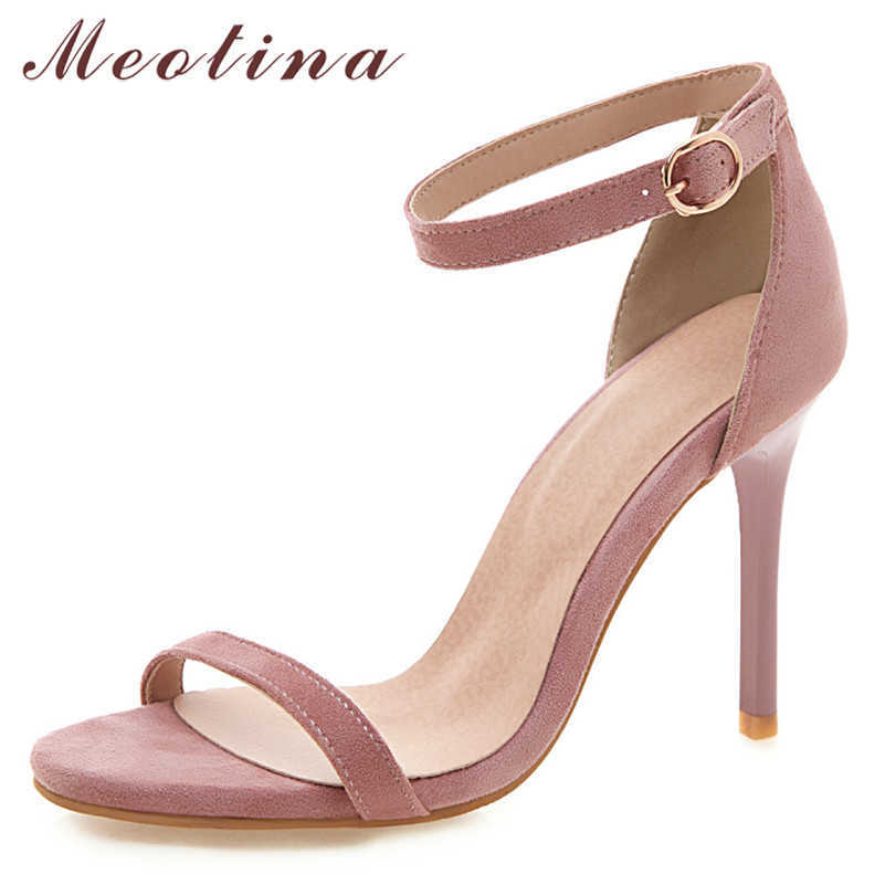 Meotina Women Shoes Ankle Strap Super High Heel Sandals Buckle Stiletto Heels Shoes Summer Sandals Ladies Black Beige Size 210608
Meotina Women Shoes Ankle Strap Super High Heel Sandals Buckle Stiletto Heels Shoes Summer Sandals Ladies Black Beige Size 210608