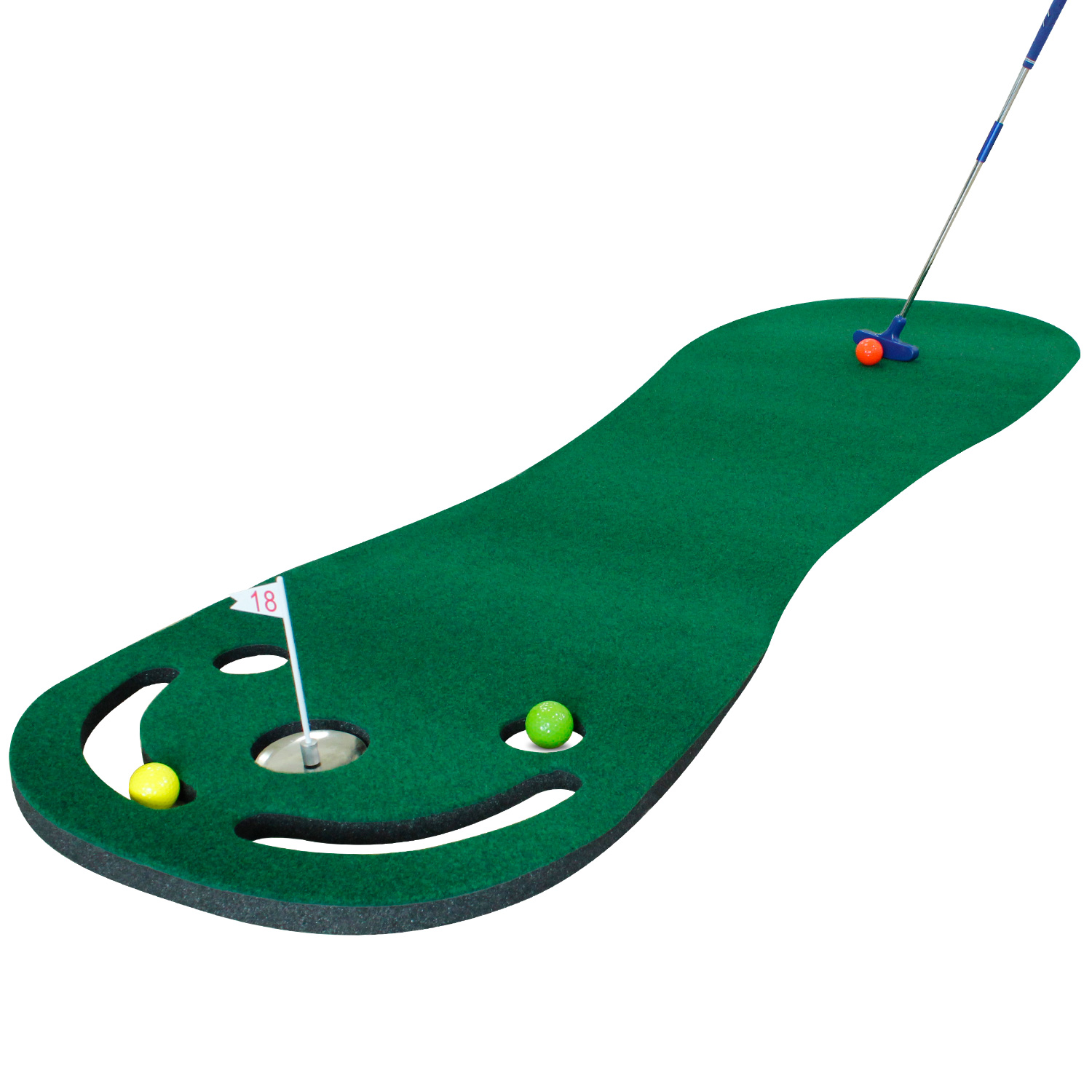 Outdoor Indoor Golf Putting Green Mat Portable Synthetic Turf For Practicing Training Wholesale can be folded putter practice Club Teaching Carpet Hitting
Outdoor Indoor Golf Putting Green Mat Portable Synthetic Turf For Practicing Training Wholesale can be folded putter practice Club Teaching Carpet Hitting