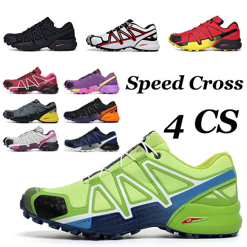 Outdoor Running Shoes Speed Cross 4 CS Classic sneakers for men women sports Black All White Green Red Pink Mens Womens off-road hiking jogging authentic trainers, # 40-47 (15)
Outdoor Running Shoes Speed Cross 4 CS Classic sneakers for men women sports Black All White Green Red Pink Mens Womens off-road hiking jogging authentic trainers, # 40-47 (15)