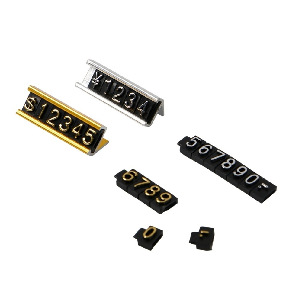 Mini Metal Base Frame Indicator Letter Price Cube Kit Combined Adjustable Gas Station Led Pricing