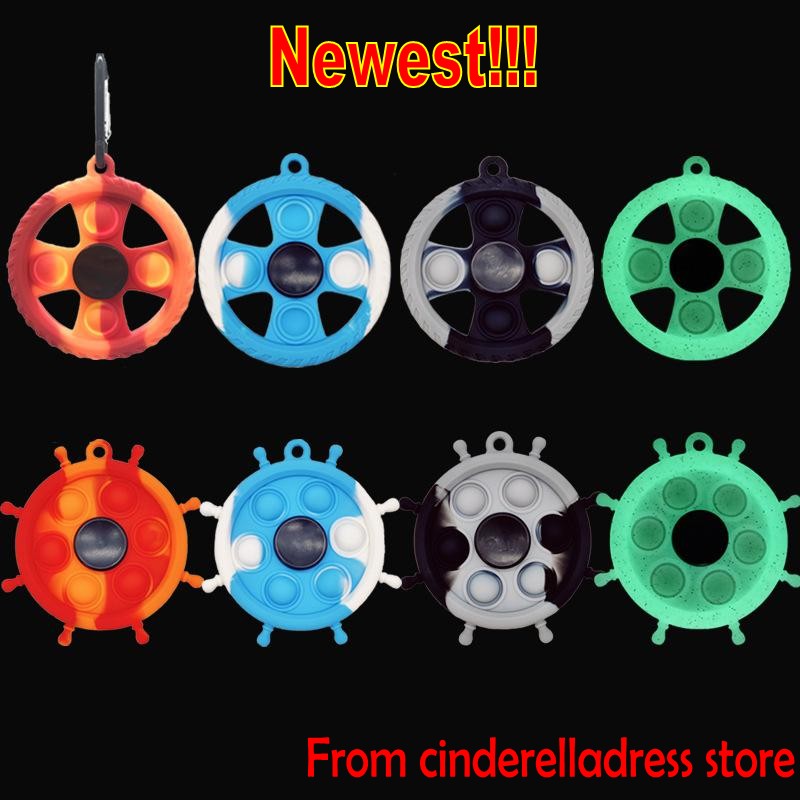 Finger gyro toys glow-in-the-night silicone rat control pioneer decompression toy key ring keychains CY06
Finger gyro toys glow-in-the-night silicone rat control pioneer decompression toy key ring keychains CY06