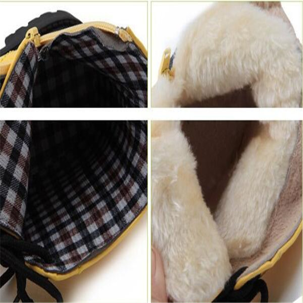 Kids boots patent leather baby boys girls winter shoes fashion children martin boot - view 9