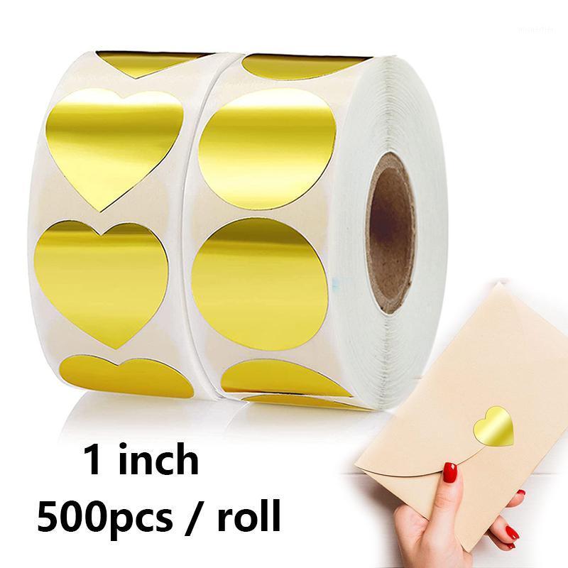 Gift Wrap 500pcs Roll Luxury Gold Foil Stickers Die Cut Heart Round Shape Sealing For Packaging Scrapbooking
Gift Wrap 500pcs Roll Luxury Gold Foil Stickers Die Cut Heart Round Shape Sealing For Packaging Scrapbooking