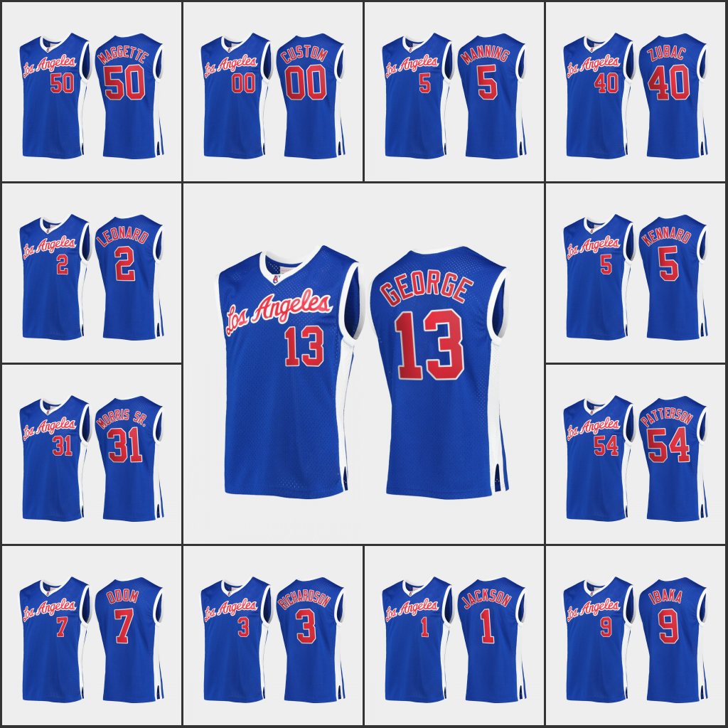 Los AngelesClippersMen Paul George Kawhi Leonard Corey Maggette Pooh Richardson Custom Royal HardwoodClassics Jersey, Black
Los AngelesClippersMen Paul George Kawhi Leonard Corey Maggette Pooh Richardson Custom Royal HardwoodClassics Jersey, Black