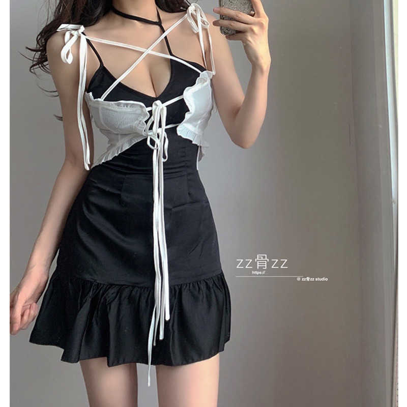 Sexy V Neck Ruffle Thin Backless Elegant Fashion Solid Color Tank Mini Summer Party Beach Bodycon Dress Dresses Vintage Tops S3P 210603, White tank
Sexy V Neck Ruffle Thin Backless Elegant Fashion Solid Color Tank Mini Summer Party Beach Bodycon Dress Dresses Vintage Tops S3P 210603, White tank