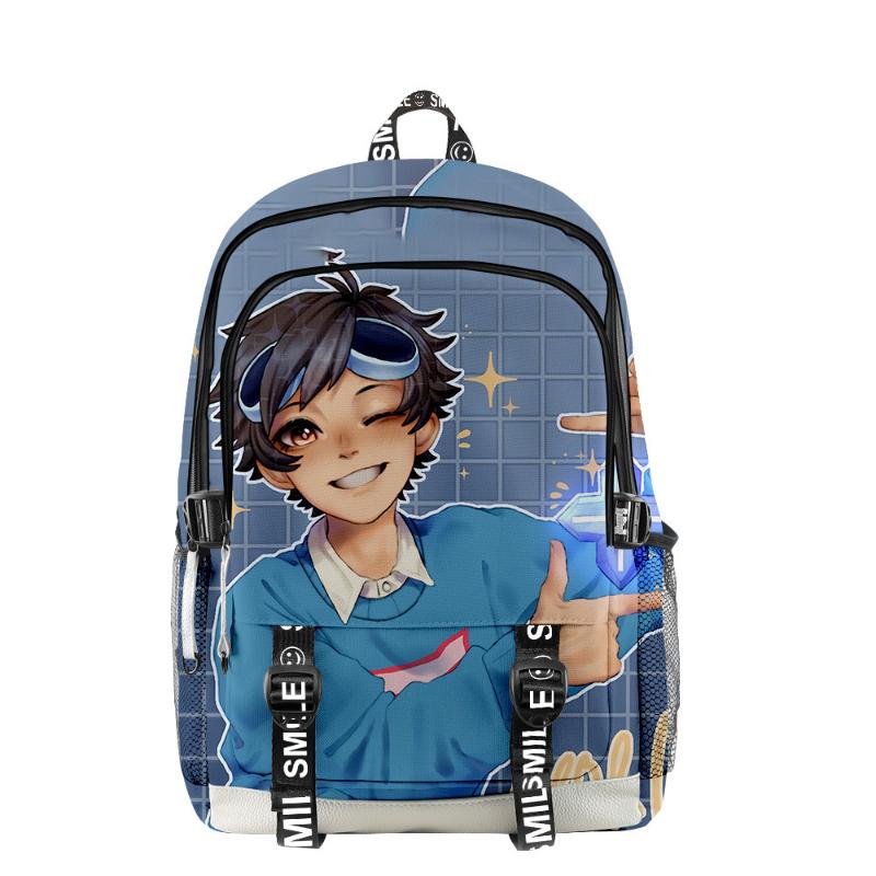 Backpack Georgenotfound Primary Middle School Students Schoolbag Boys Girls Oxford Waterproof Women Men Travel