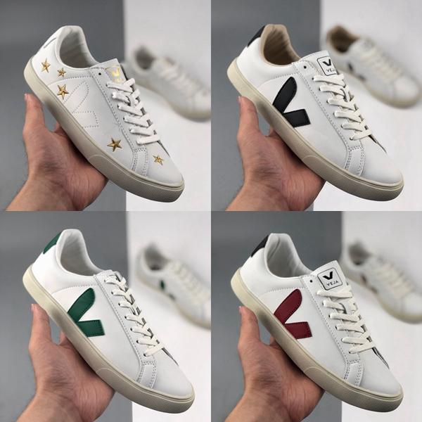 

VEJA ESPLAR Extra Sneakers Leather Casual V Fashion Shoes Mens Women baskets des chaussures triple Trainers Sports Running Shoes zapatos
