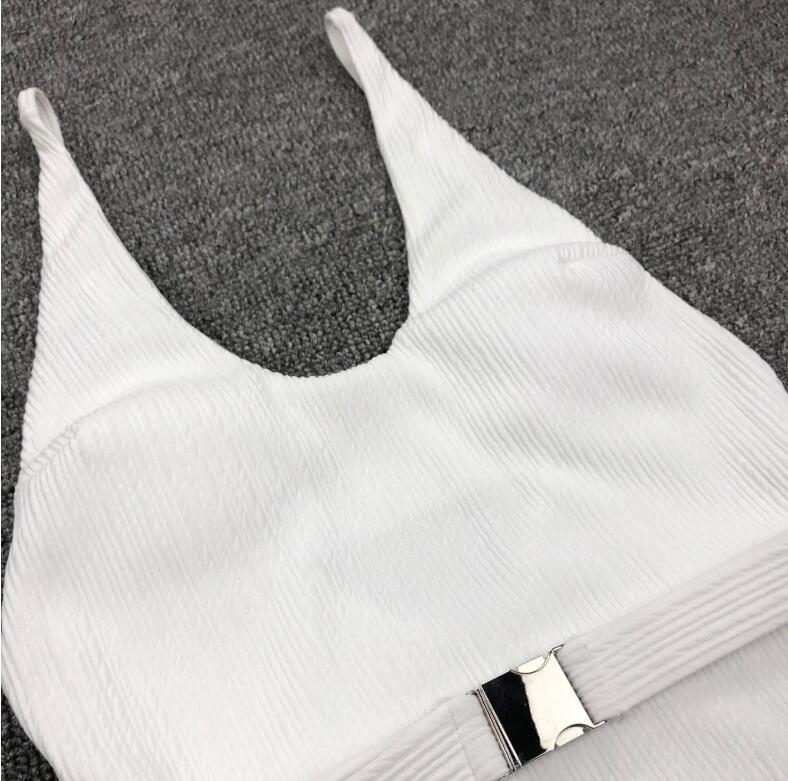 Sexy One Piece Swimsuit Women Backless Monokini Swimwear Vintage Tank Bathing Suit 210429
