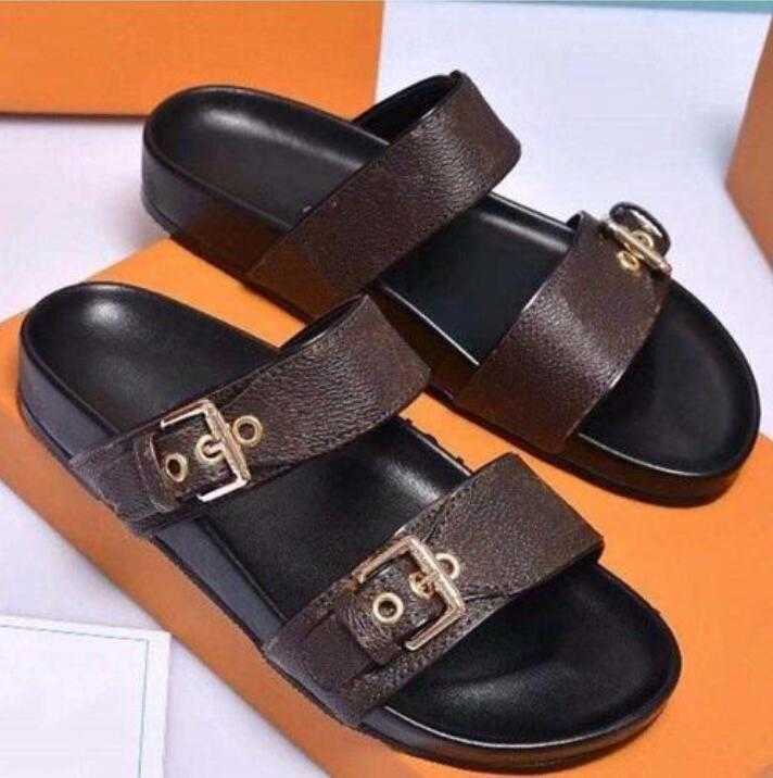 2021 designer leather womens Sandals BOM DIA FLAT MULE 1A3R5M Cool Effortlessly Stylish Slides 2 Straps with Adjusted Gold Buckles Women, Brwon
2021 designer leather womens Sandals BOM DIA FLAT MULE 1A3R5M Cool Effortlessly Stylish Slides 2 Straps with Adjusted Gold Buckles Women, Brwon