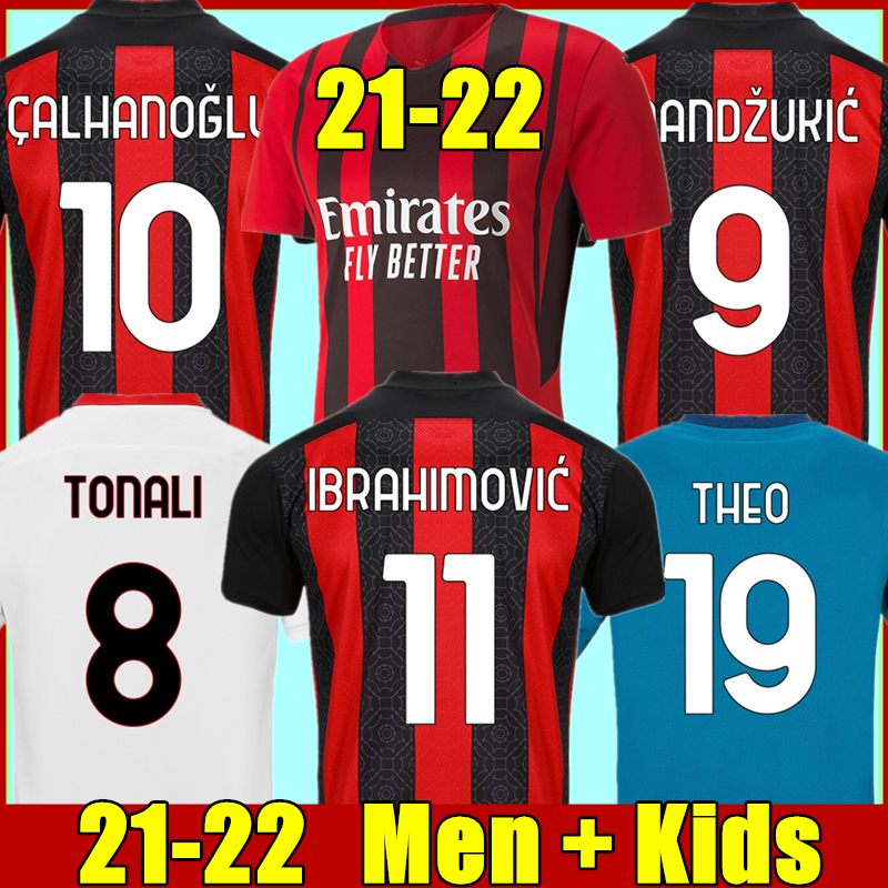 AC Milan 21 22 soccer jerseys IBRAHIMOVIC MANDZUKIC PAQUETA BENNACER ROMAGNOLI CALHANOGLU 2021 2022 football shirt TONALI REBIC maillot men + kids kit, 21/22 home
AC Milan 21 22 soccer jerseys IBRAHIMOVIC MANDZUKIC PAQUETA BENNACER ROMAGNOLI CALHANOGLU 2021 2022 football shirt TONALI REBIC maillot men + kids kit, 21/22 home