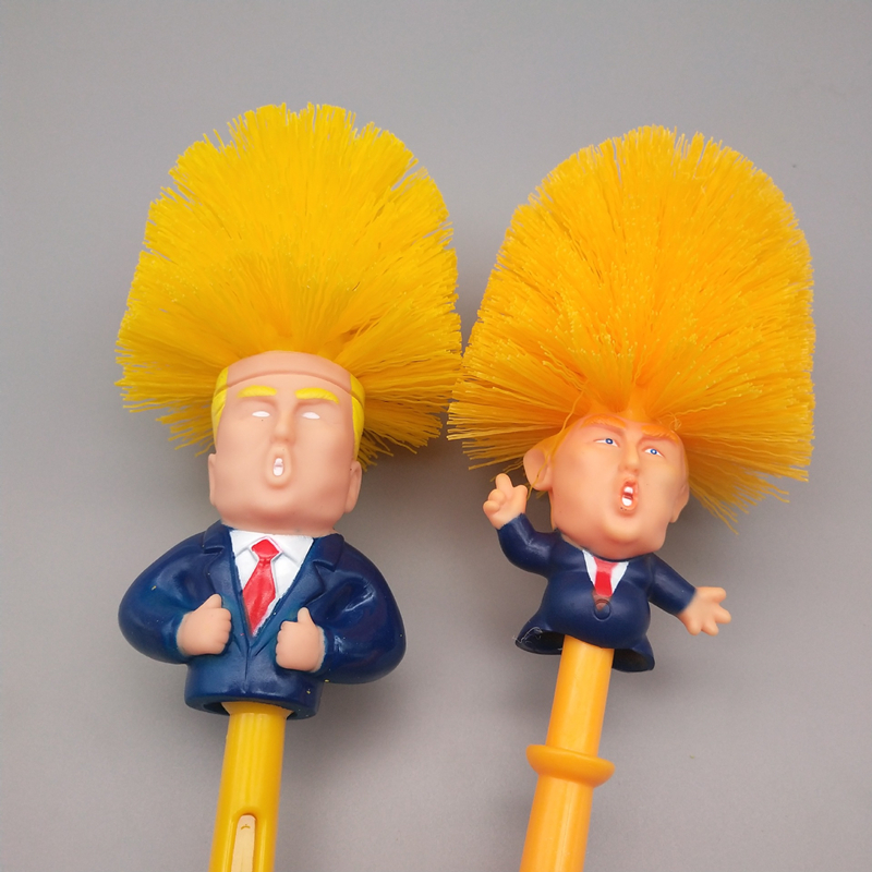 Creative Donald Brush Toilet Supplies Set Brush Holders Wc Original Toilet Paper Bathroom Cleaning Accessories personality