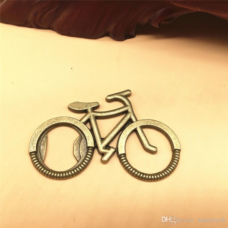 Bicycle Metal Beer Bottle Opener Cute key rings for bike lover Wedding Anniversary Party Gift Bike keychain New Free shipping