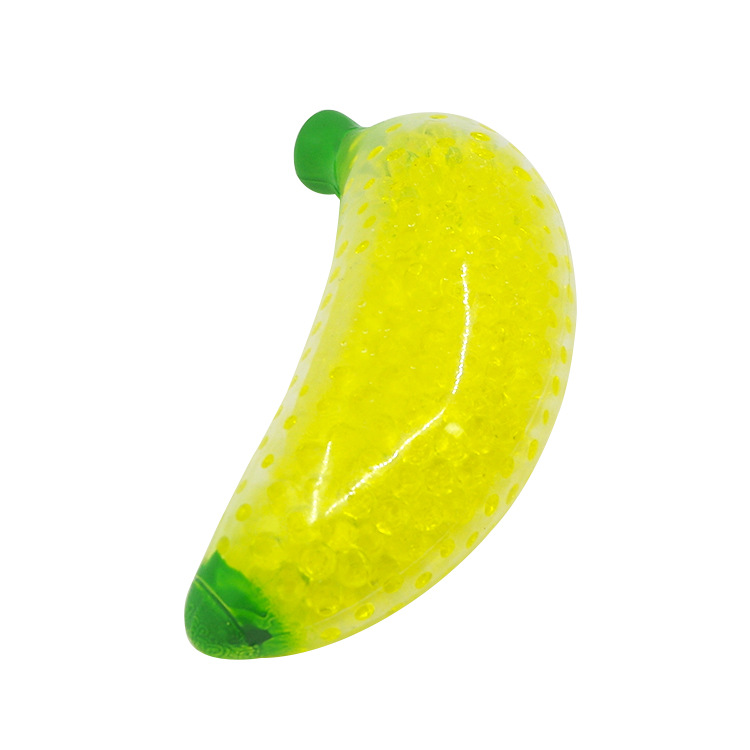 Squishy Banana Fidget Toy Water Beads Squish Ball Anti Stress Venting Balls Funny Squeeze Toys Stress Relief Decompression Toys Anxiety Reliever