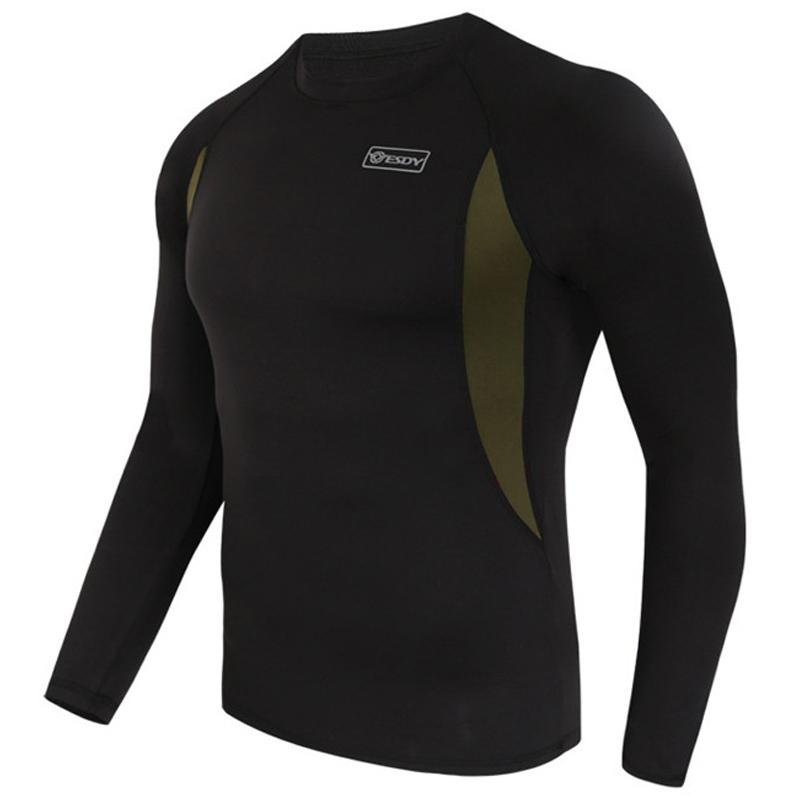 Yoga Outfit Winter Thermal Underwear Set Men Tactical Long Johns Compression Fitness Clothes Top Quality Sport Pants Clothing