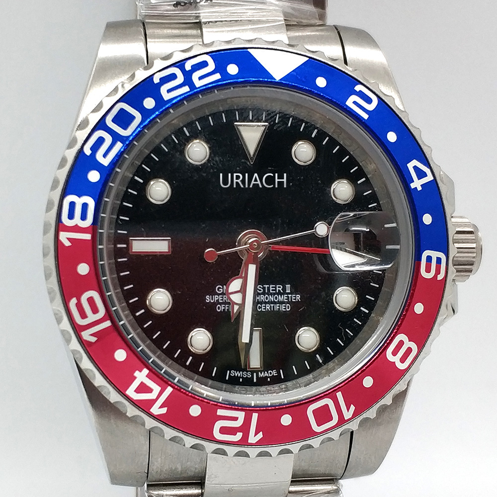 Top quality mens watches pepsi automatic 2813 movement mechanical watch sapphire 40mm case full stainless steel 316L swim waterproof wristwatch montre de luxe
Top quality mens watches pepsi automatic 2813 movement mechanical watch sapphire 40mm case full stainless steel 316L swim waterproof wristwatch montre de luxe