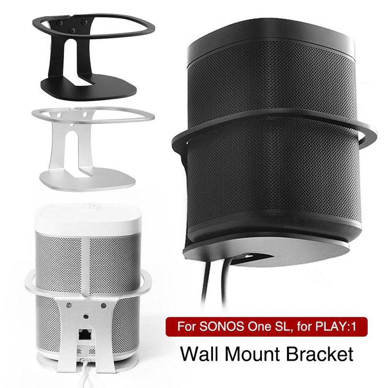Wall Mount Compatible For Sonos One SL Play 1 Smart Speaker Sturdy Metal Made Bracket Stand Holder Home Theater Accessories
Wall Mount Compatible For Sonos One SL Play 1 Smart Speaker Sturdy Metal Made Bracket Stand Holder Home Theater Accessories