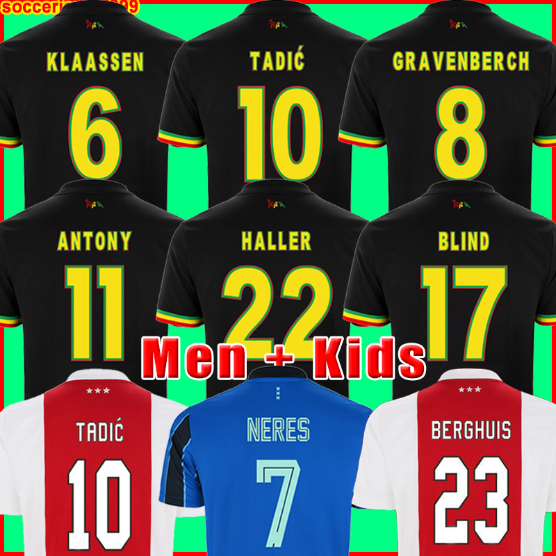 BERGHUIS GRAVENBERCH soccer jersey Amsterdam 21 22 KUDUS BLIND PROMES HALLER NERES CRUYFF KLAASSEN 2021 2022 men kids kit football shirt MARLEY third black, 21/22 men home
BERGHUIS GRAVENBERCH soccer jersey Amsterdam 21 22 KUDUS BLIND PROMES HALLER NERES CRUYFF KLAASSEN 2021 2022 men kids kit football shirt MARLEY third black, 21/22 men home