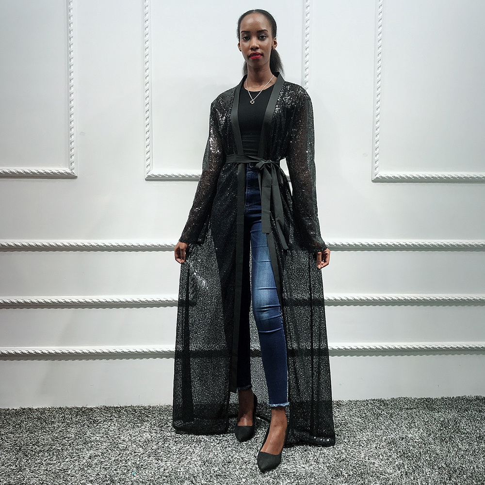 Black Sequin Abaya Dubai Kimono Hijab Muslim Dress Saudi Arabia African For Women Kaftan Turkish Islam Clothing Caftan Marocain
Black Sequin Abaya Dubai Kimono Hijab Muslim Dress Saudi Arabia African For Women Kaftan Turkish Islam Clothing Caftan Marocain