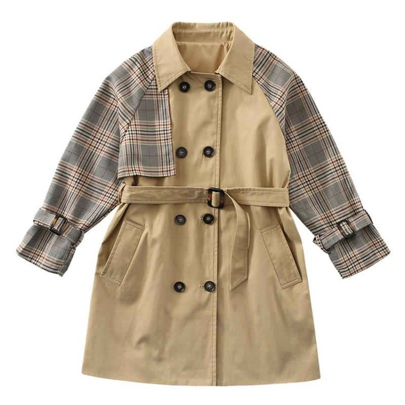 Coat Girl Coats Autumn Winter Teenage Long Trench Jacket Kids Double Breasted Belted Windbreaker Teens Child Cute For 4-15Yrs, Blue;gray
Coat Girl Coats Autumn Winter Teenage Long Trench Jacket Kids Double Breasted Belted Windbreaker Teens Child Cute For 4-15Yrs, Blue;gray