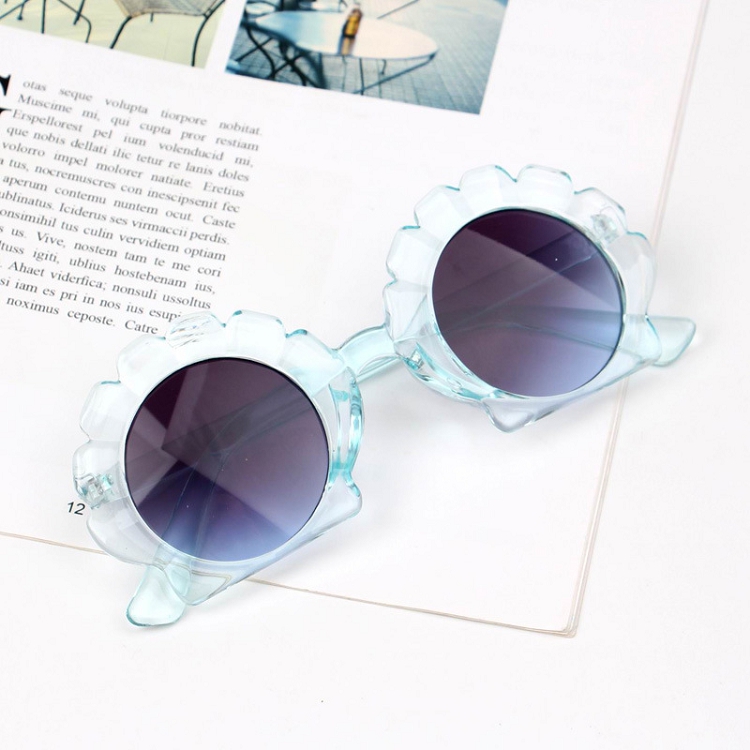 Conch shell shape sunglasses fashion girls boys beach kids sun glasses M3497