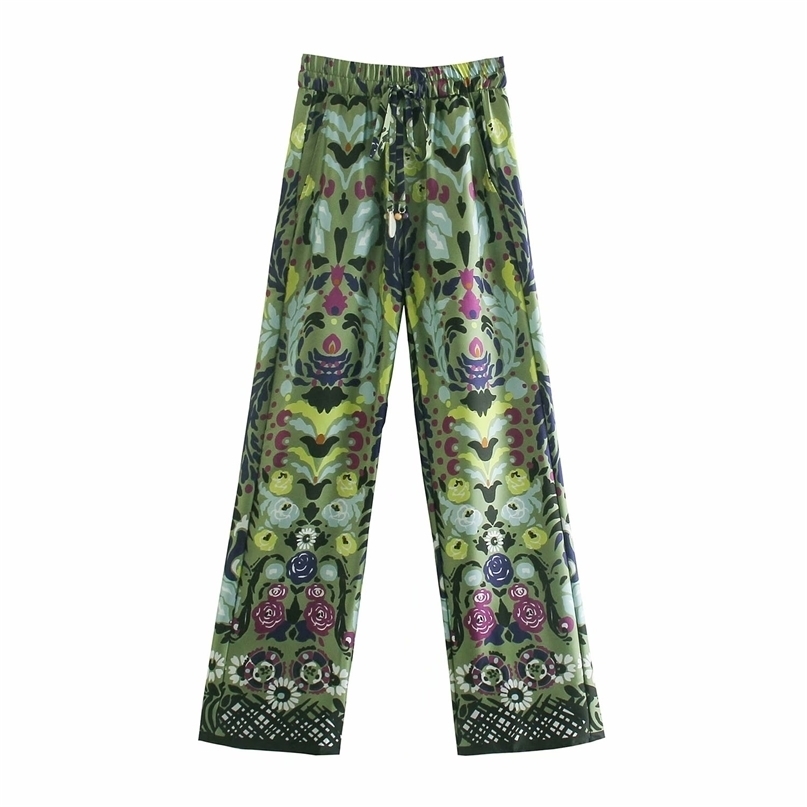Za Wide Pants for Women Green Print Oversize High Waist Woman Trousers Summer Baggy Suits Streetwear 211201, Green print pant
Za Wide Pants for Women Green Print Oversize High Waist Woman Trousers Summer Baggy Suits Streetwear 211201, Green print pant