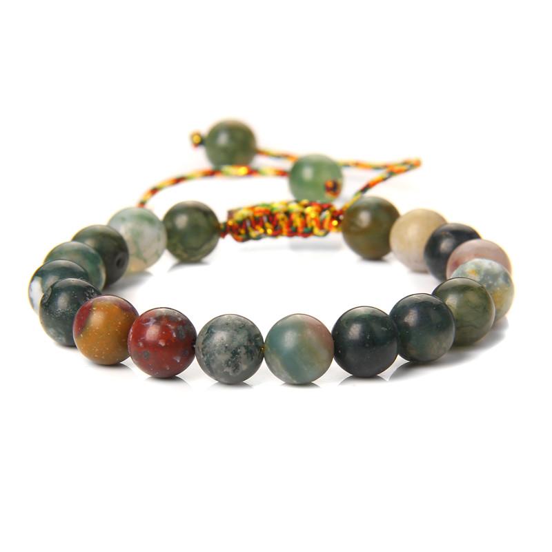 Beaded, Strands 8mm Matte Natural Stone Beads Bracelet Colorful Rope Adjustable Braided Bracelets For Women Men Yoga Healing Balance Jewelry
Beaded, Strands 8mm Matte Natural Stone Beads Bracelet Colorful Rope Adjustable Braided Bracelets For Women Men Yoga Healing Balance Jewelry