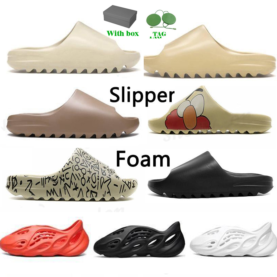 Kanye Slides West bone resin desert sand Slippers Foam Runner red Slide Gt Moon Grey earth brown men women mens womens sandals Soot Core Pure Enfora Graffiti with box
Kanye Slides West bone resin desert sand Slippers Foam Runner red Slide Gt Moon Grey earth brown men women mens womens sandals Soot Core Pure Enfora Graffiti with box