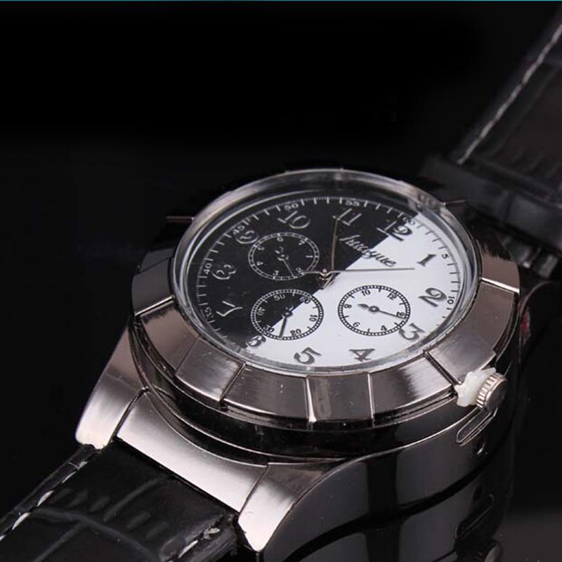 Charging Sports Casual Quartz Watches USB Lighter Watch Men Wristwatches Windproof Gift Klok, 159264black
Charging Sports Casual Quartz Watches USB Lighter Watch Men Wristwatches Windproof Gift Klok, 159264black