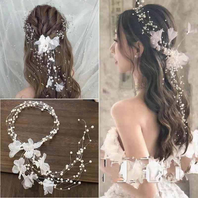 fairy super Bridal Korean sweet handmade headdress Earrings Set Wedding Dress modeling accessories
fairy super Bridal Korean sweet handmade headdress Earrings Set Wedding Dress modeling accessories