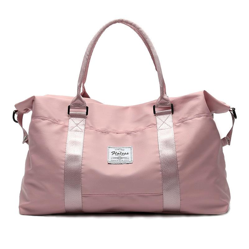 Duffel Bags Nylon Large Capacity Dry Wet Separated Travel Bag Sports Gym Shoulder Weekender Overnight Handbag For Women, Pink
Duffel Bags Nylon Large Capacity Dry Wet Separated Travel Bag Sports Gym Shoulder Weekender Overnight Handbag For Women, Pink