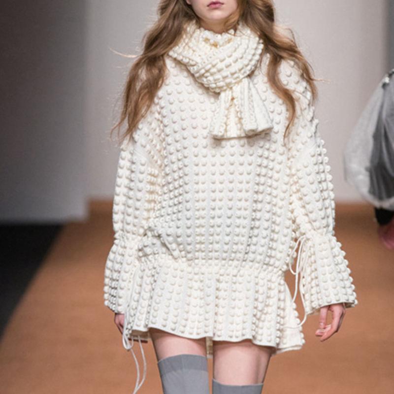 Women's Sweaters Sweater Dress Women Autumn Winter Cashmere Knitted Long Sleeve Runway Designer Luxury Ladies Dresses Wool Pullovers 2021 Wh, Black
Women's Sweaters Sweater Dress Women Autumn Winter Cashmere Knitted Long Sleeve Runway Designer Luxury Ladies Dresses Wool Pullovers 2021 Wh, Black