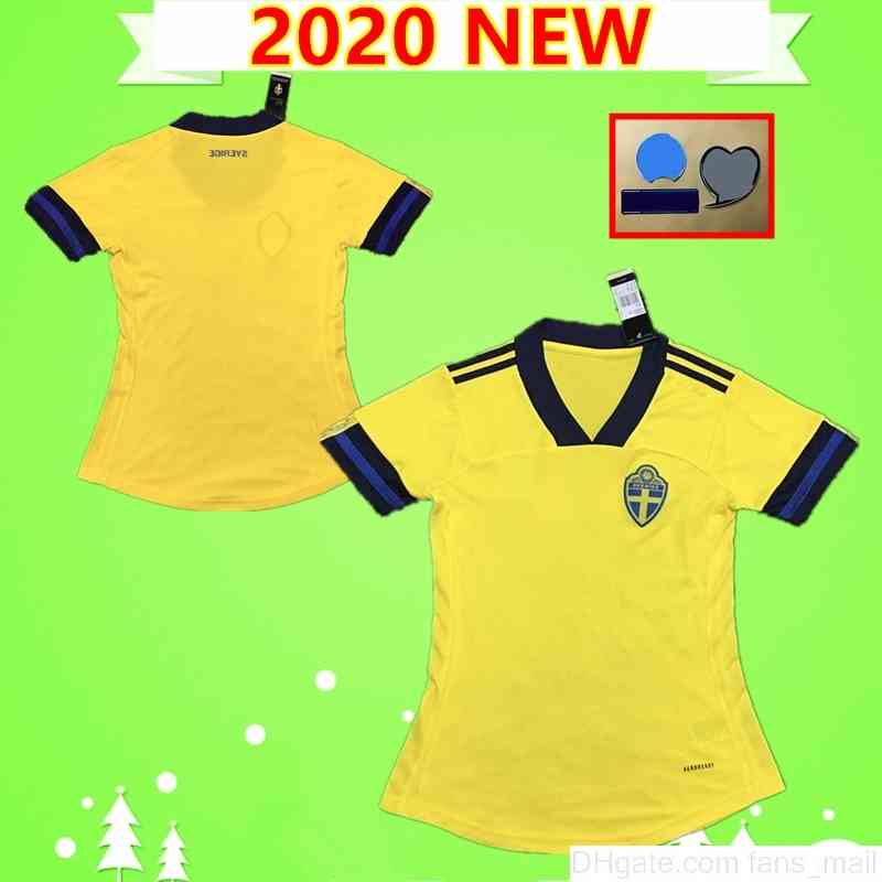 WOMEN 2020 2021 Sweden soccer jerseys 20 21 sverige FORSBERG LINDELOF BERG IBRAHIMOVIC ladies national team football grils uniform shirt uniform, Black;yellow
WOMEN 2020 2021 Sweden soccer jerseys 20 21 sverige FORSBERG LINDELOF BERG IBRAHIMOVIC ladies national team football grils uniform shirt uniform, Black;yellow