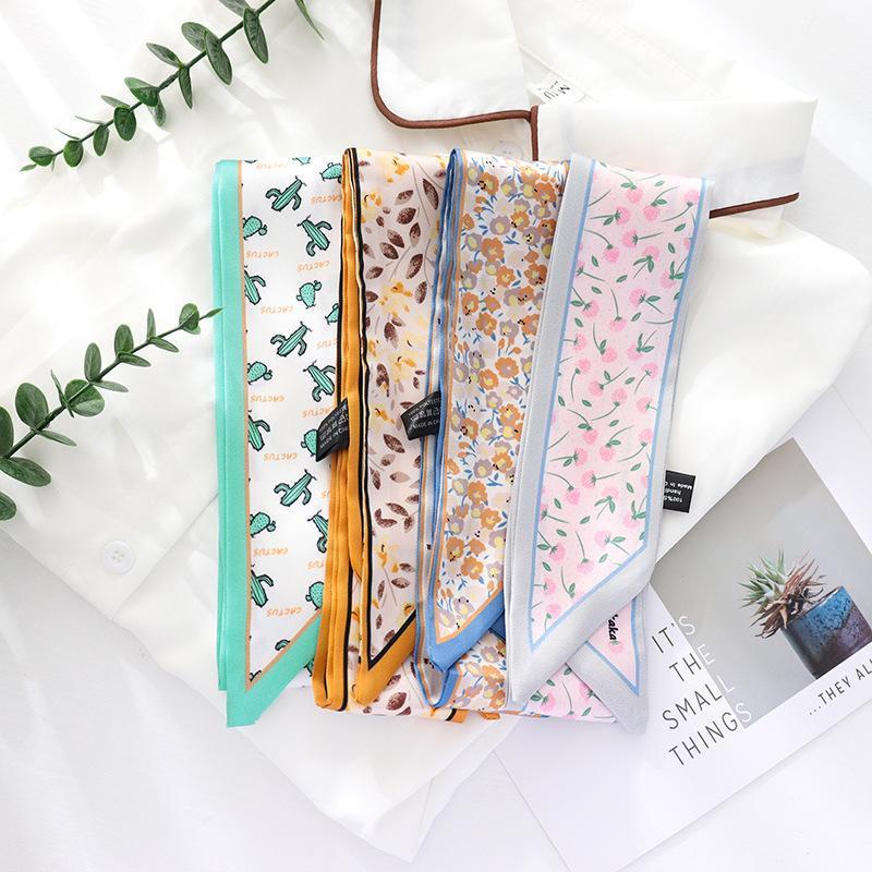 Scarves 2021 Summer French Elegant Small Broken Flower Hair Silk Band Ribbon Scarf For Women, Blue;gray
Scarves 2021 Summer French Elegant Small Broken Flower Hair Silk Band Ribbon Scarf For Women, Blue;gray