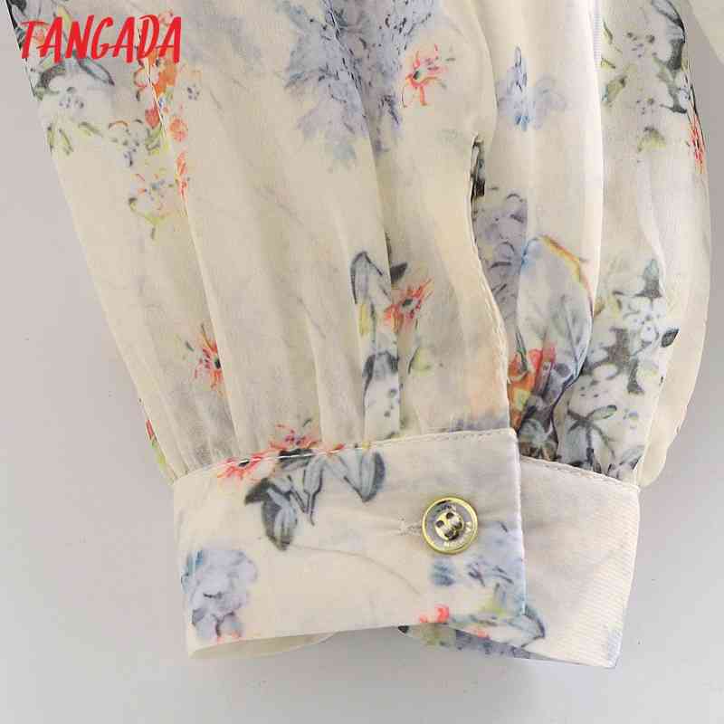 Women Retro Ruffle Bow Romantic Blouse Long Sleeve Chic Female Shirt Tops 3A19 210416
