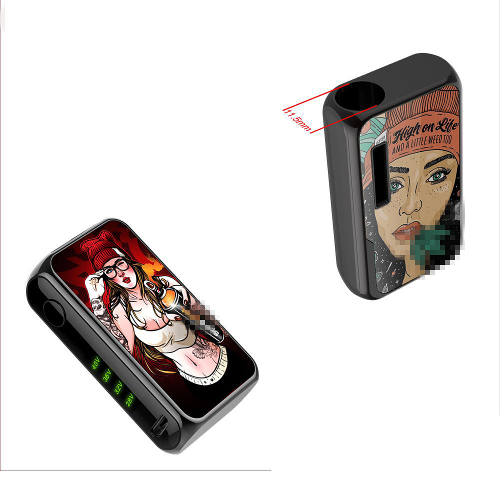 VAPMOD Dragoo 3D Battery Box Mod 650mAh Preheat Vaporizer Variable Voltage VV for 510 Thick Oil Cartridges Tanks Original
VAPMOD Dragoo 3D Battery Box Mod 650mAh Preheat Vaporizer Variable Voltage VV for 510 Thick Oil Cartridges Tanks Original