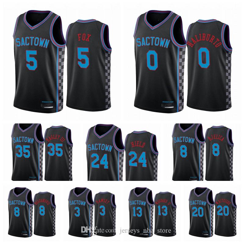Sacramento Kings Men Buddy Hield DeAaron Fox Tyrese Haliburton Marvin Bagley 2020-21 Black City Basketball Jersey New Uniform, Black;red
Sacramento Kings Men Buddy Hield DeAaron Fox Tyrese Haliburton Marvin Bagley 2020-21 Black City Basketball Jersey New Uniform, Black;red