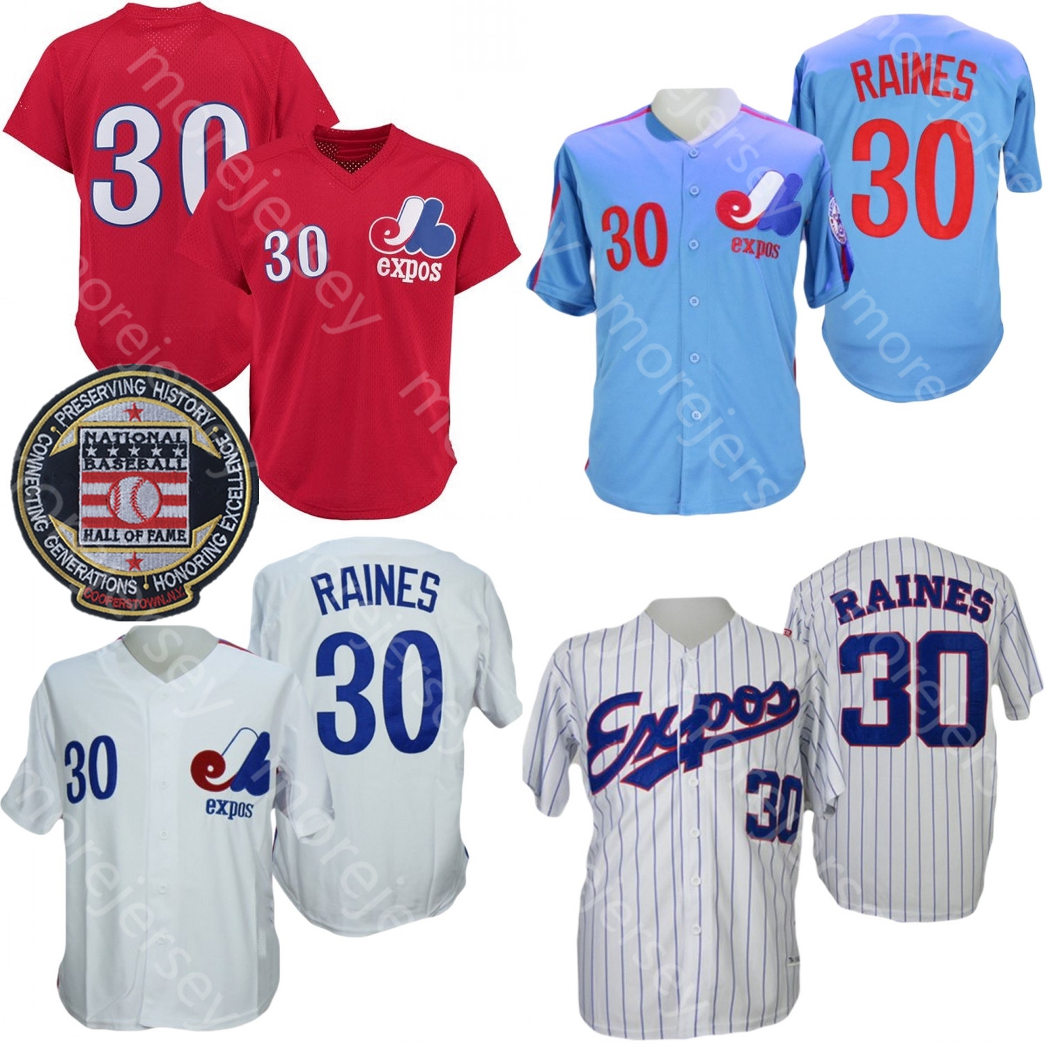 Montreal Expos Jersey Tim Raines Hall Of Fame Patch Blue White Pinstripe Red Mesh Size S-3XL
Montreal Expos Jersey Tim Raines Hall Of Fame Patch Blue White Pinstripe Red Mesh Size S-3XL