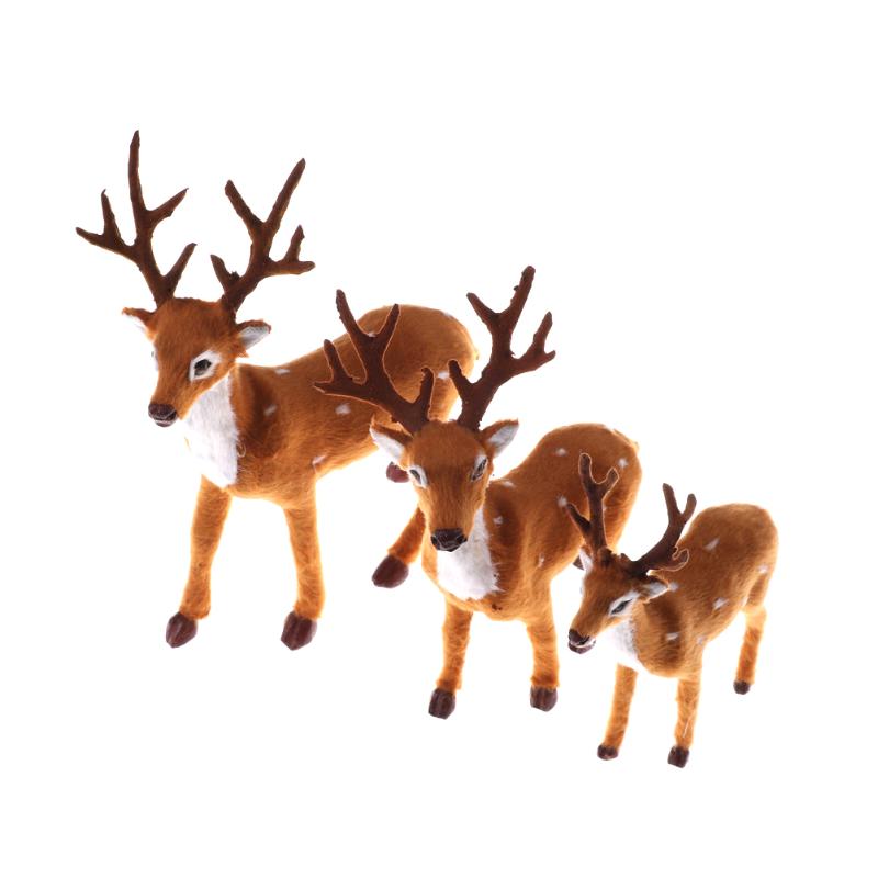 Decorative Objects & Figurines Simulation Christmas Deer Elk Plush Reindeer Decoration Fairy Garden Miniatures Props
Decorative Objects & Figurines Simulation Christmas Deer Elk Plush Reindeer Decoration Fairy Garden Miniatures Props