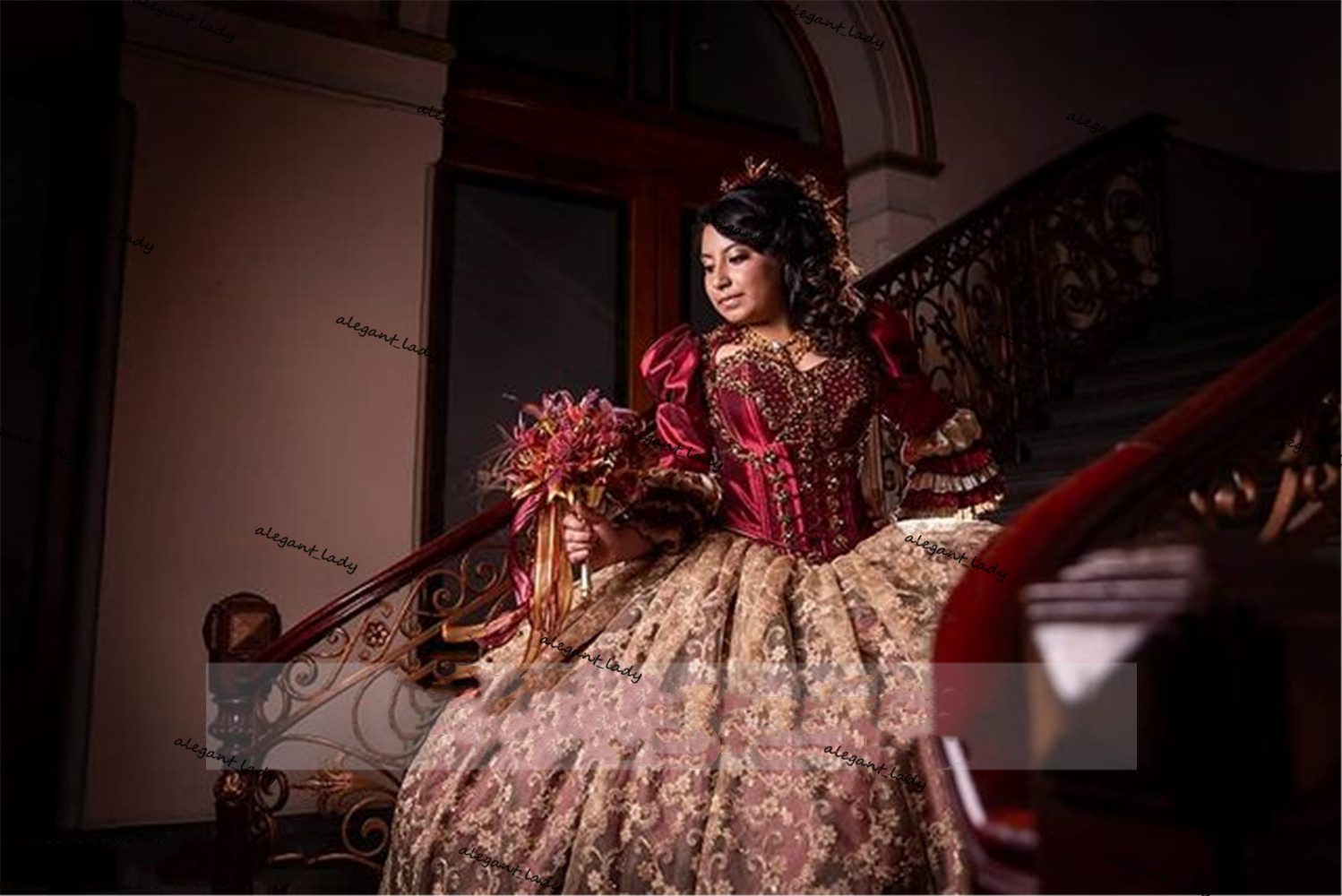 Fuchsia Quinceanera Dresses Lolita Ball Gown Satin Lace Sweetheart gothic Ruffles Skirt Sweet 16 Lace Vestidos 15 Anos Lolita