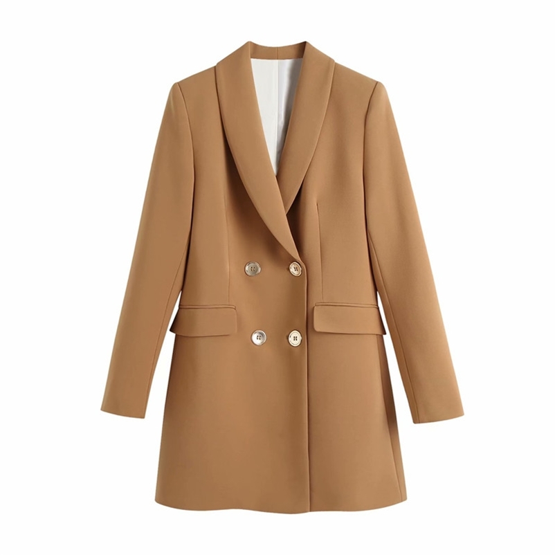 Casual Women V Neck Solid Color Jacket Spring-autumn Fashion Ladies Korean Temperament Female Long Suit 210515