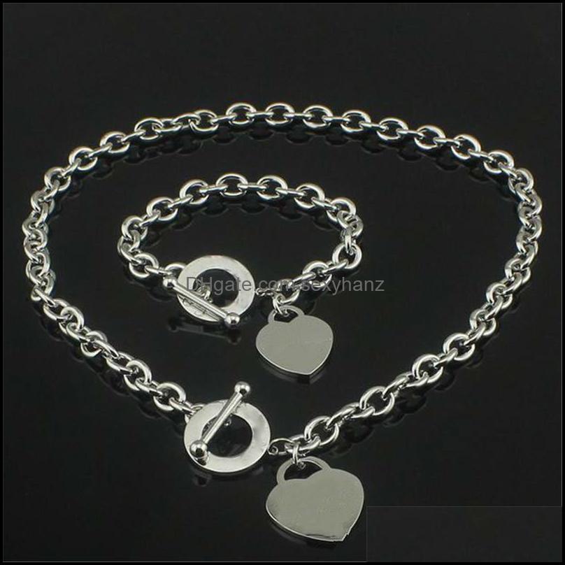 & Pendants Jewelrychristmas Gift 925 Sier Love Necklace+Bracelet Set Wedding Statement Jewelry Heart Pendant Necklaces Bangle Sets 2 In 1 Dr
& Pendants Jewelrychristmas Gift 925 Sier Love Necklace+Bracelet Set Wedding Statement Jewelry Heart Pendant Necklaces Bangle Sets 2 In 1 Dr