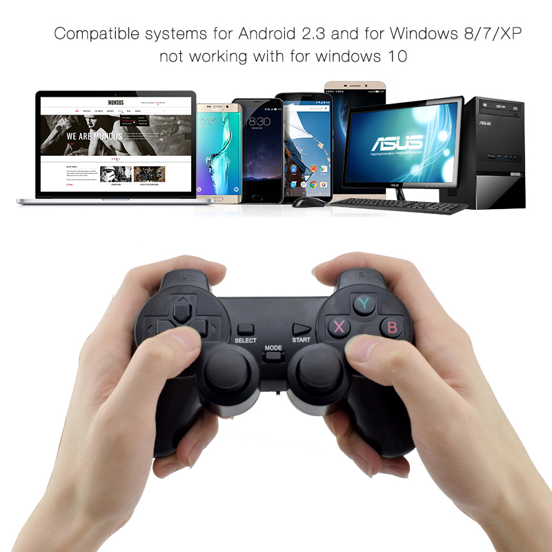 Wireless Game Joystick for Android Mobile Phone 2.4G Joystick Gamepad for PC Dual Controller